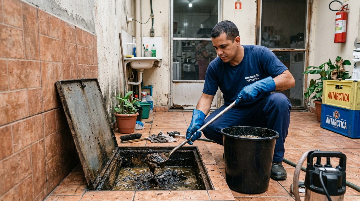 Limpeza de Caixa de Gordura perto de mim em Ponta Grossa‑PR
